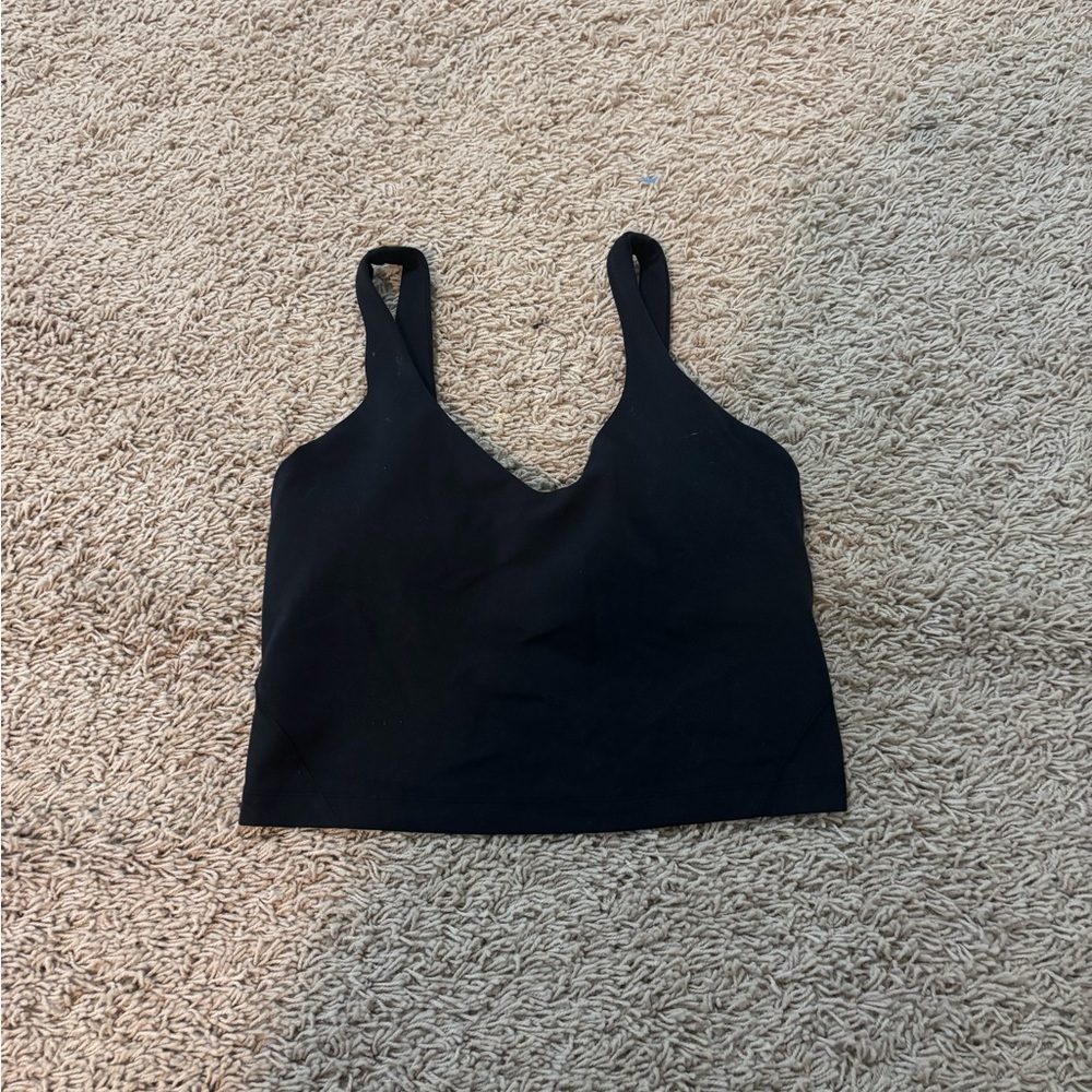 Black lululemon align tank size 6